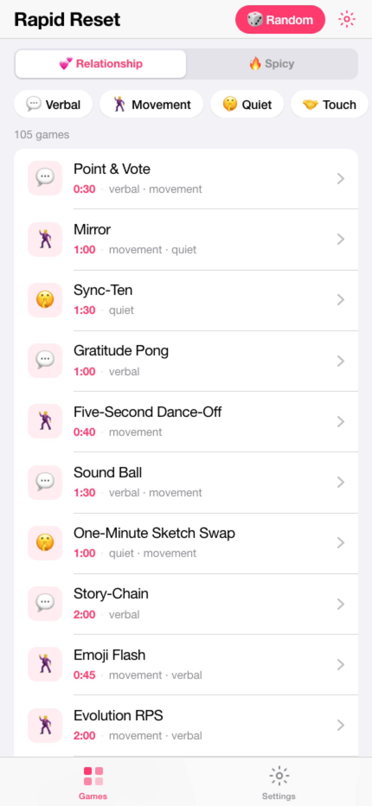 Rapid Reset app preview